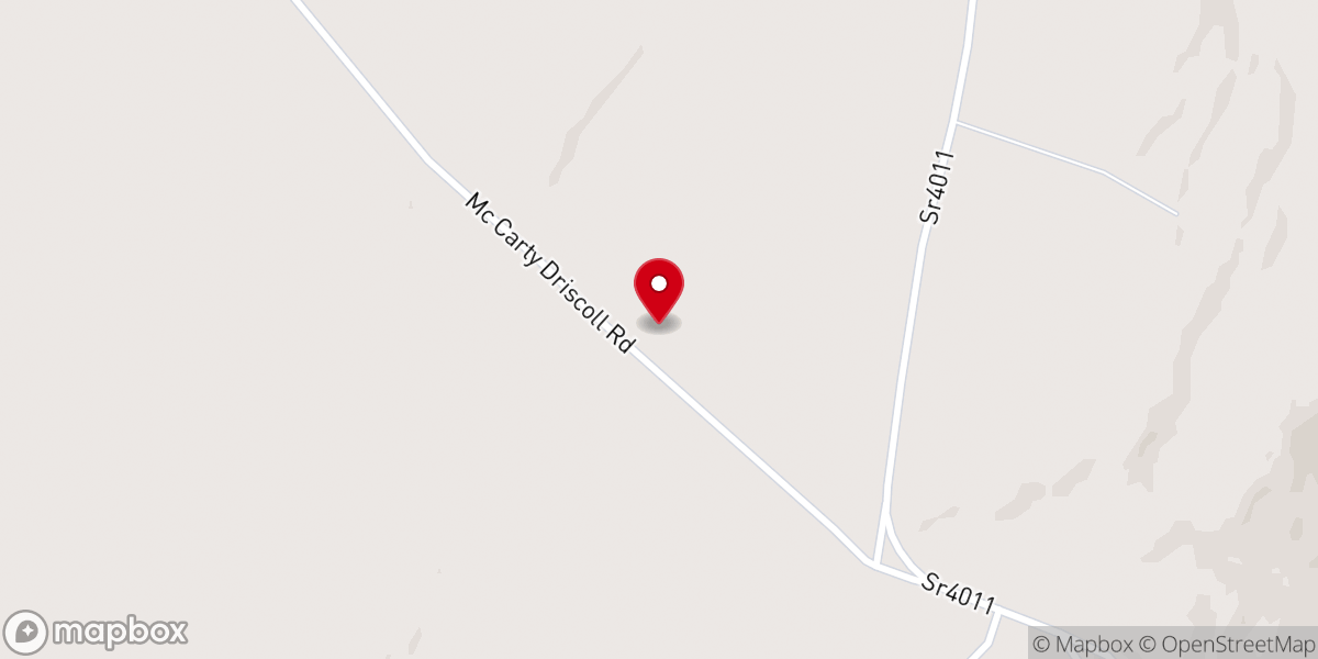 Map showing location of Elkland Holiness Camp Meeting Association Inc