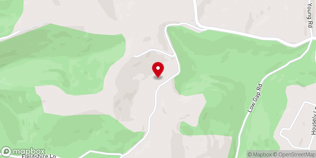 Map showing location of Whitman Hollow Church