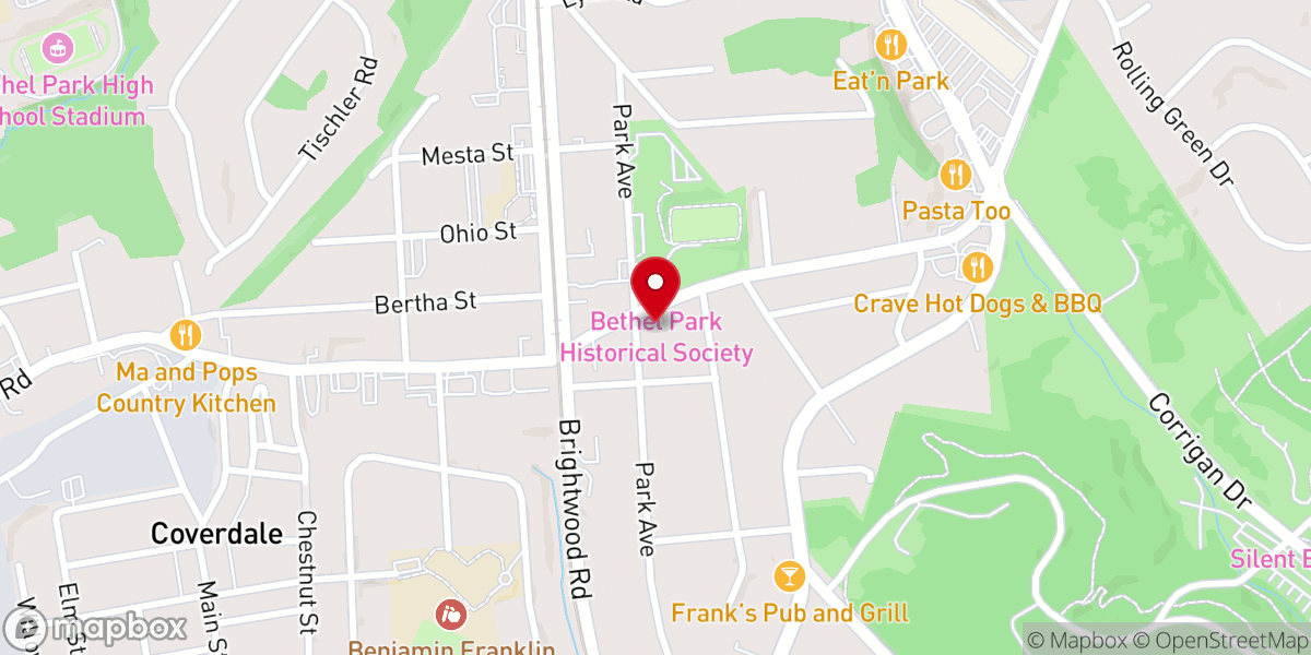 Map showing location of South Hills Interfaith Movement (SHIM) - SHIM Center