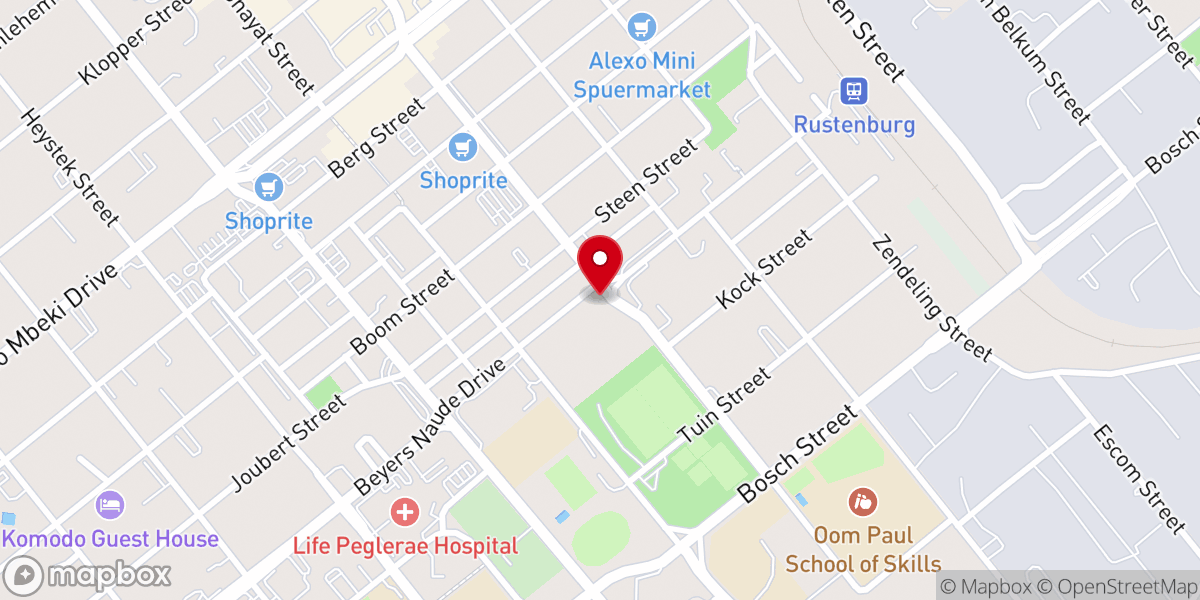 Map showing location of Holy Trinity Anglican Church