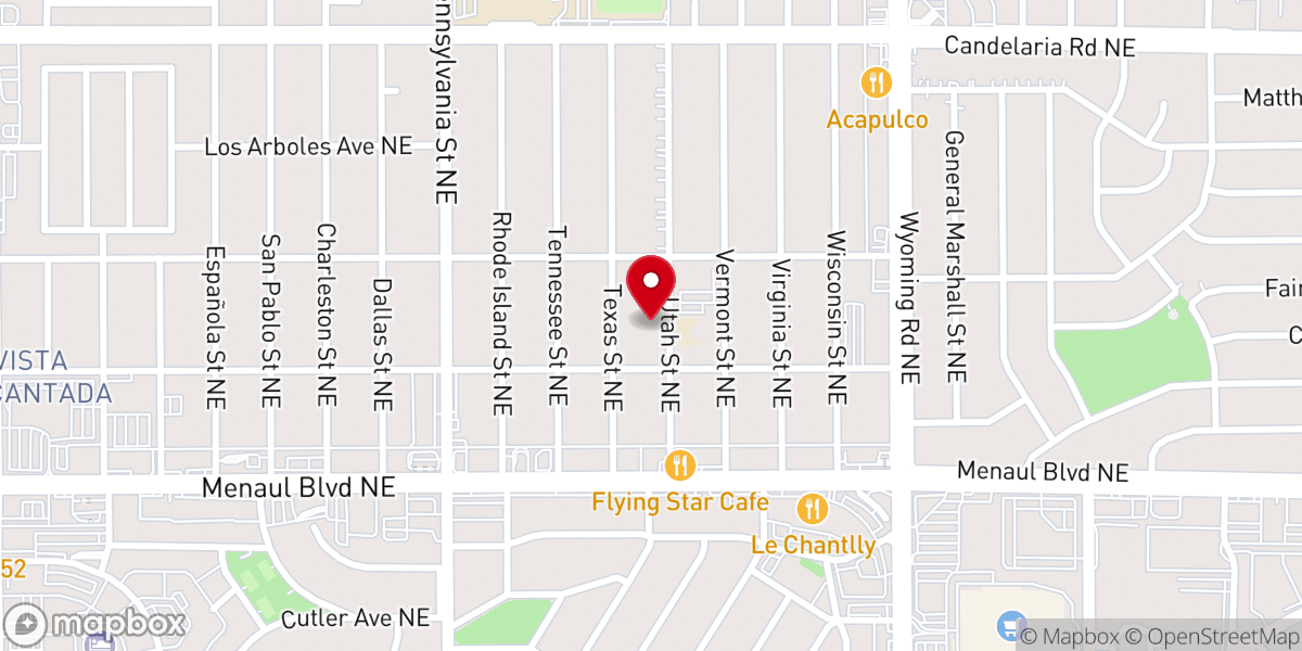 Map showing location of Annunciation - St Francis Hall