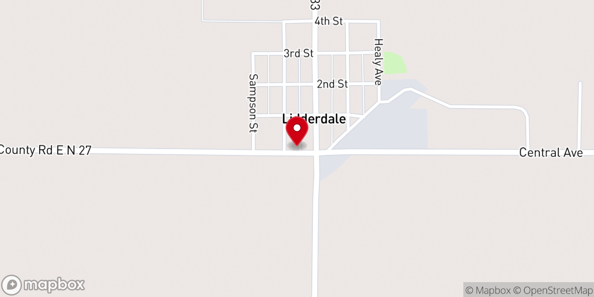 Map showing location of Holy Family Catholic Church