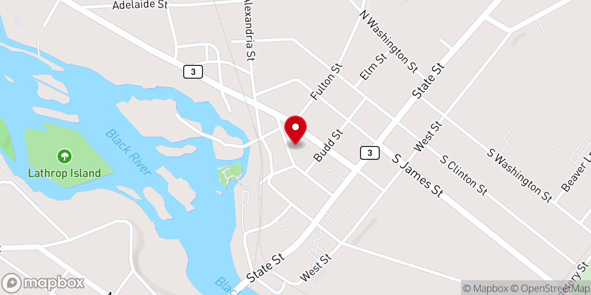 Map showing location of The Walk-In on Church St.
