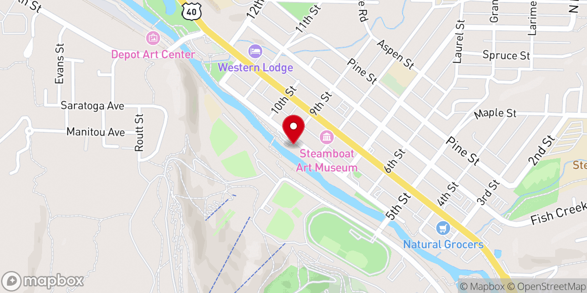 Map showing location of Backdoor Sports