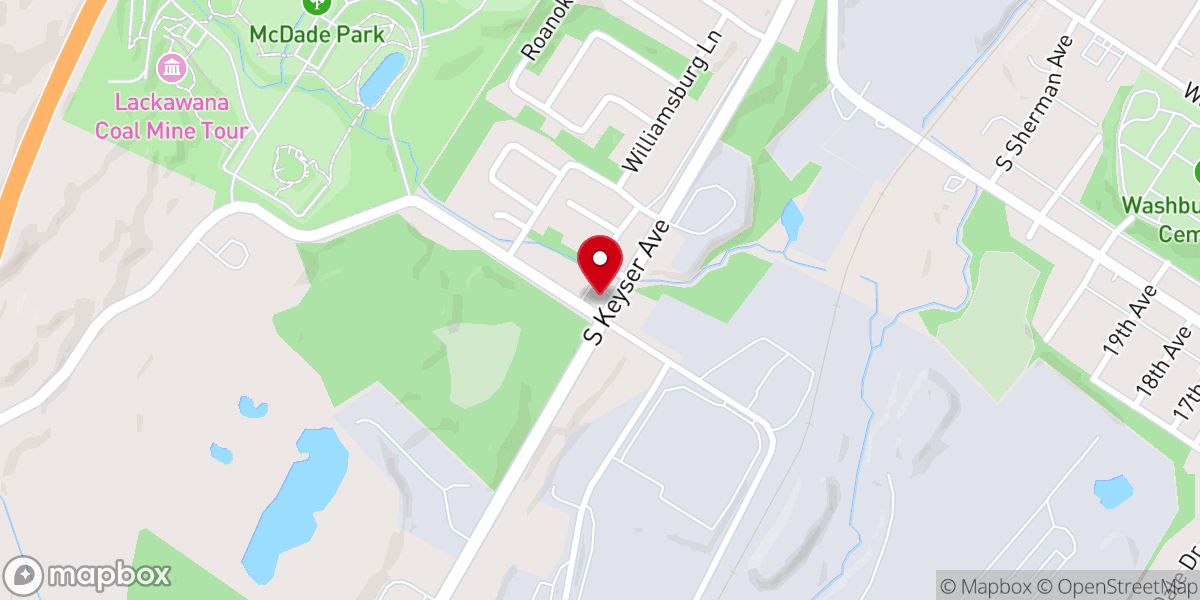 Map showing location of Open Door Church