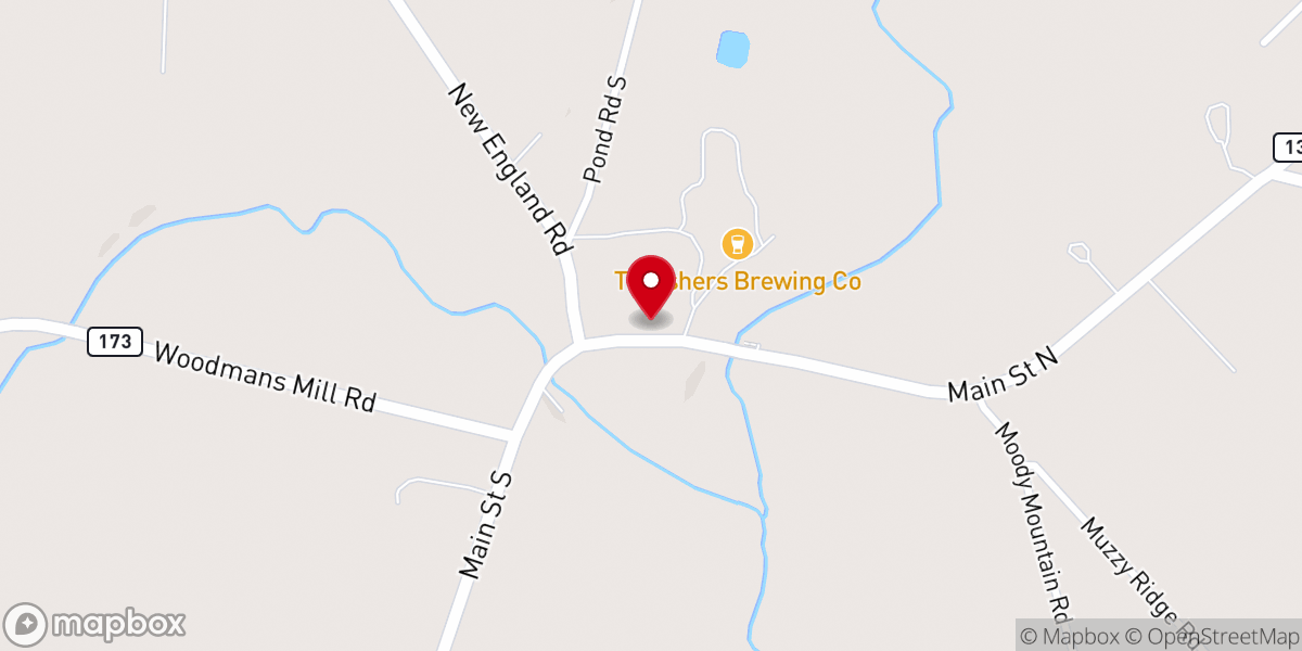 Map showing location of Searsmont United Methodist Church