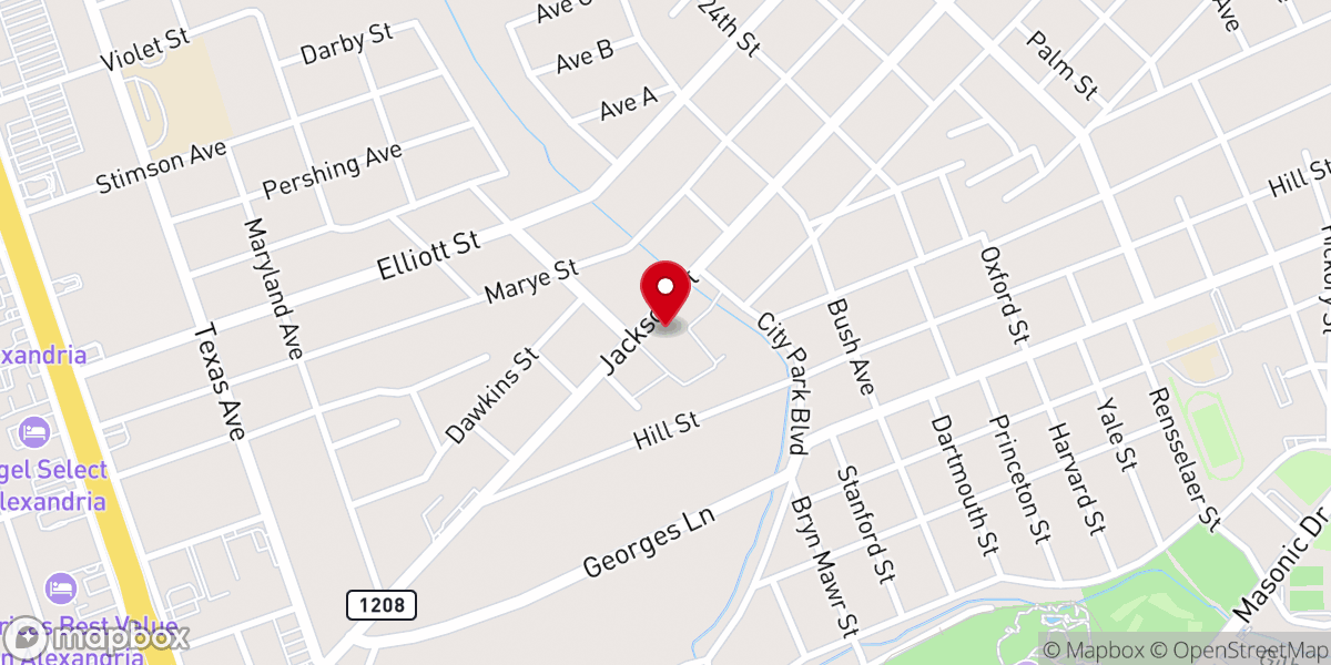 Map showing location of First United Methodist Preschool & Childcare