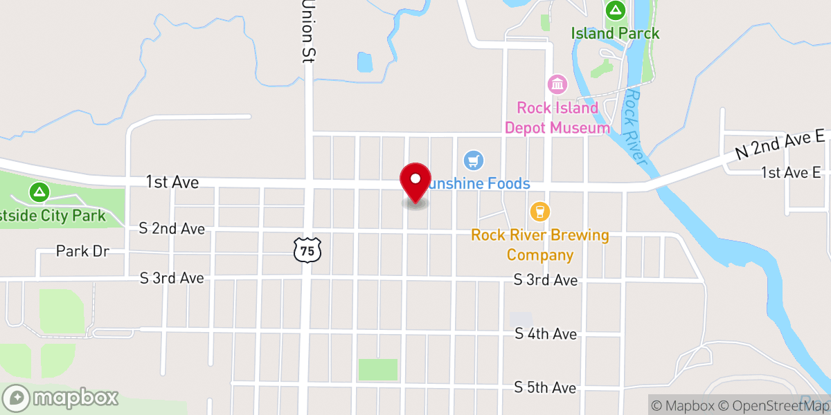 Map showing location of The Gibson Show