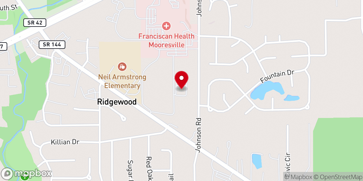 Map showing location of Good Shepherd Baptist Church