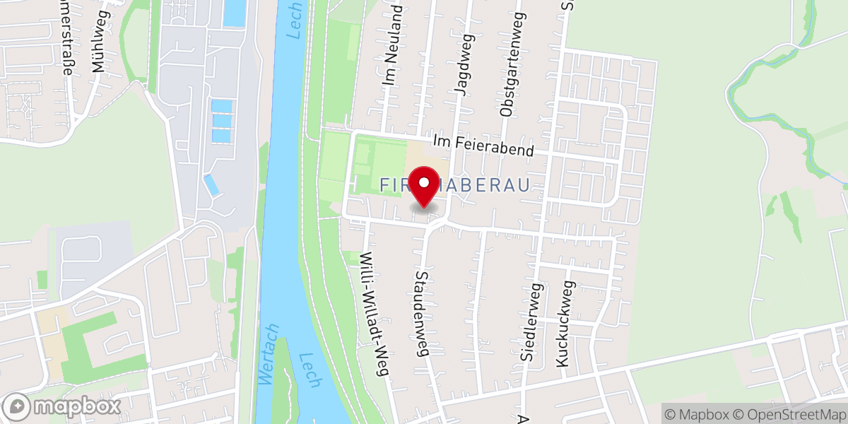 Map showing location of Kath. Stadtpfarramt St. Franziskus