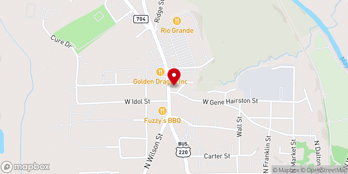 Map showing location of St Stephens Methodist Church