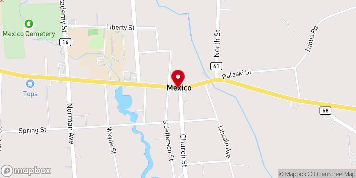Map showing location of New Haven United Methodist Church