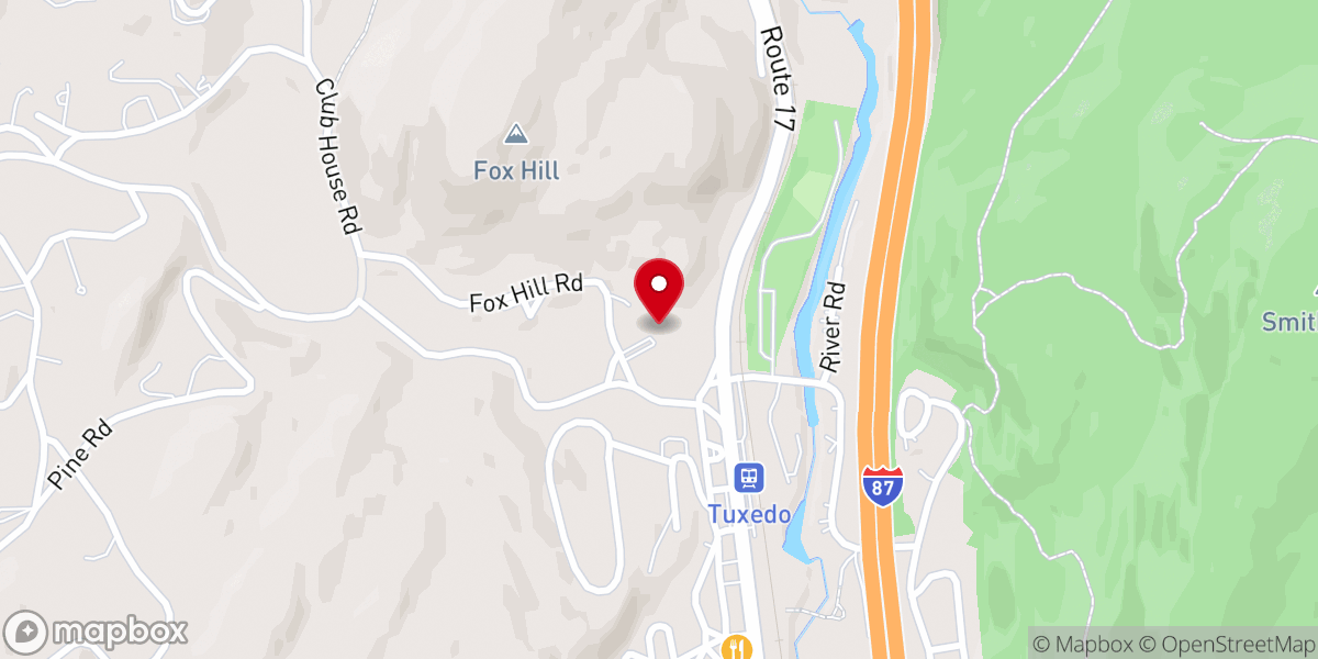 Map showing location of St. Mary's-in-Tuxedo