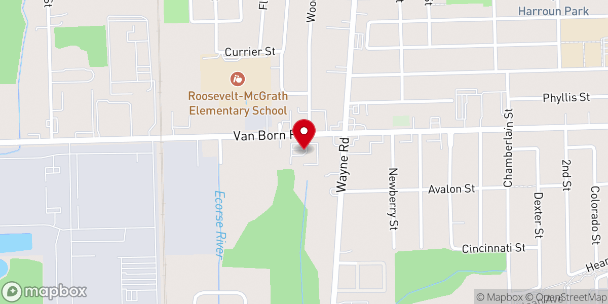 Map showing location of Spreading Light Ministry