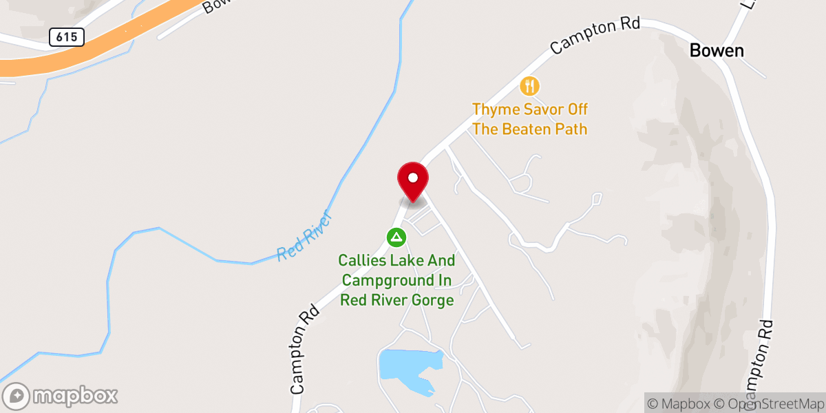 Map showing location of Bowen First Church of God