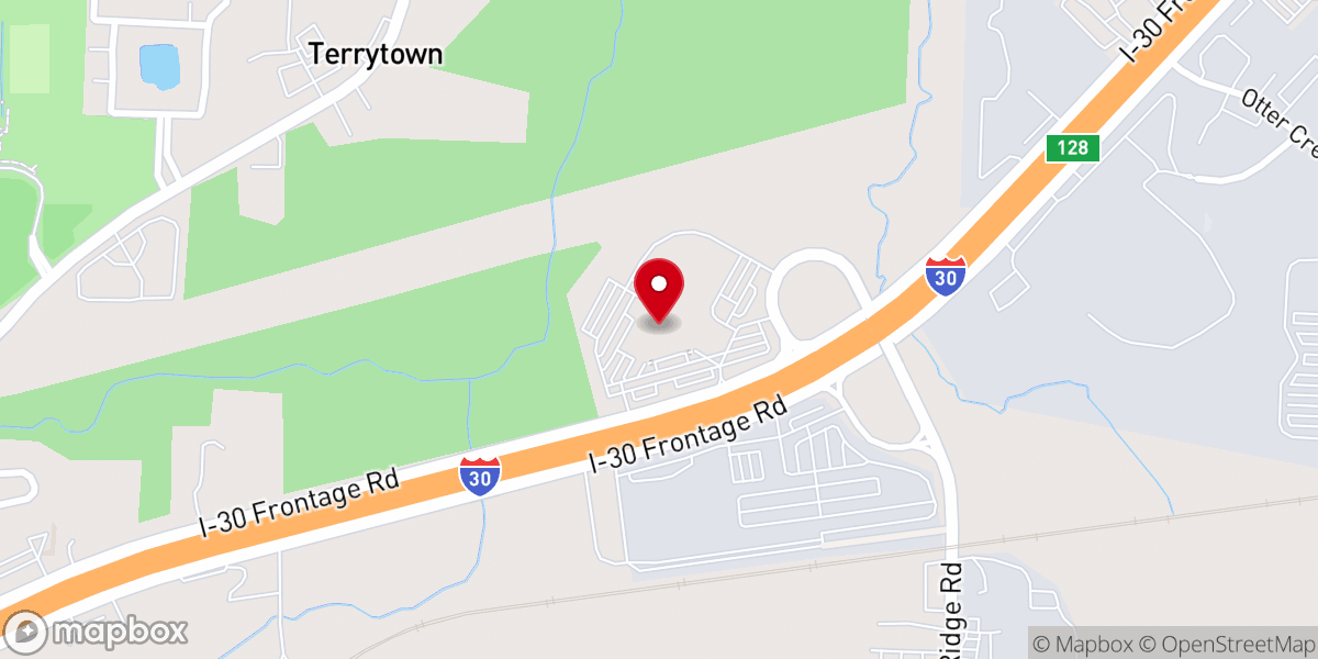 Map showing location of Geyer Springs First Baptist Church