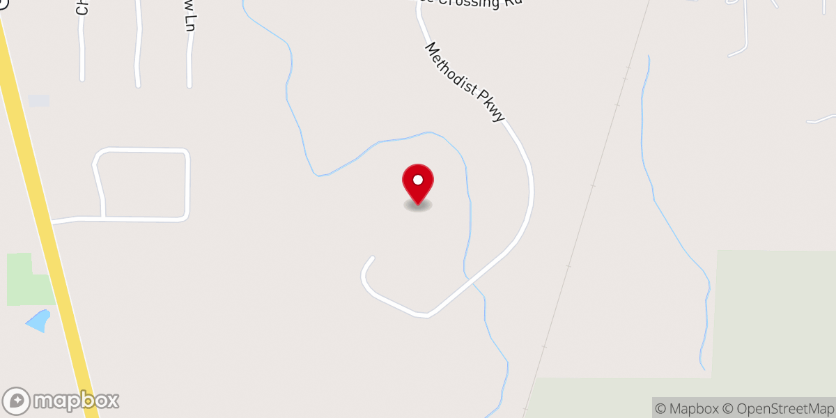 Map showing location of Wesley Center