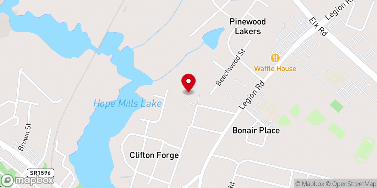 Map showing location of Good Shepherd Catholic Church