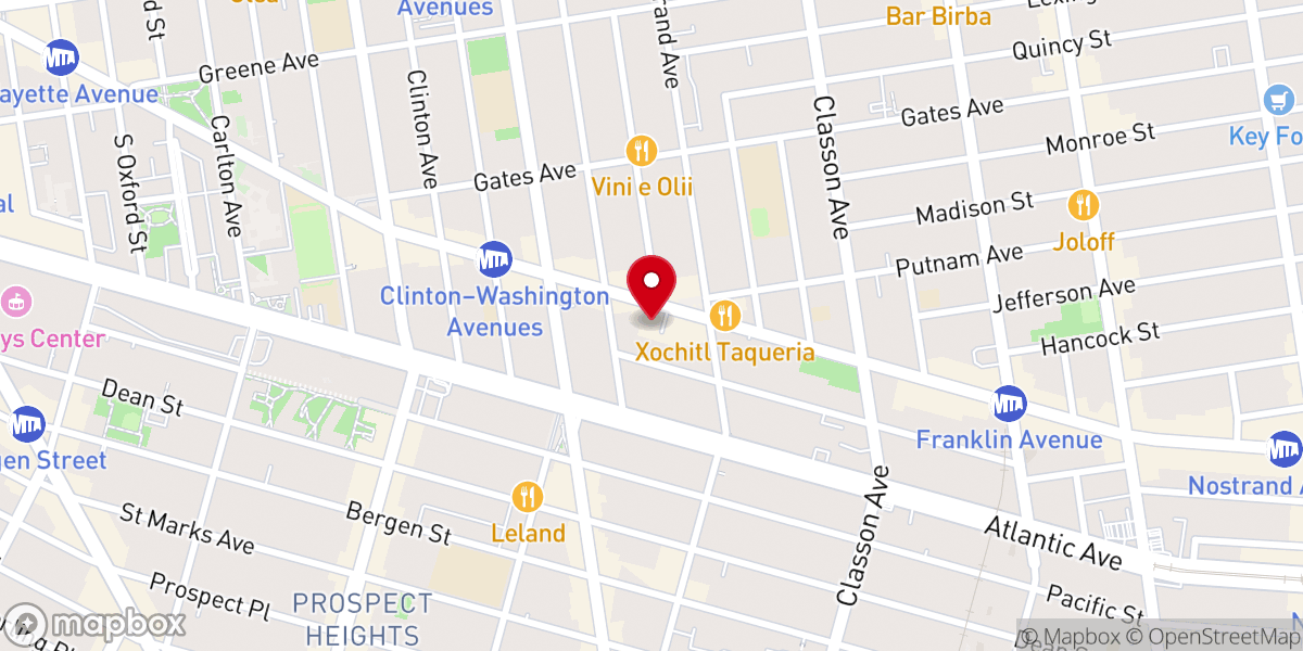 Map showing location of The New Shul