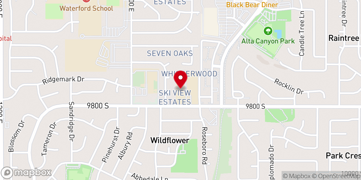 Map showing location of Grace Lutheran Church & School