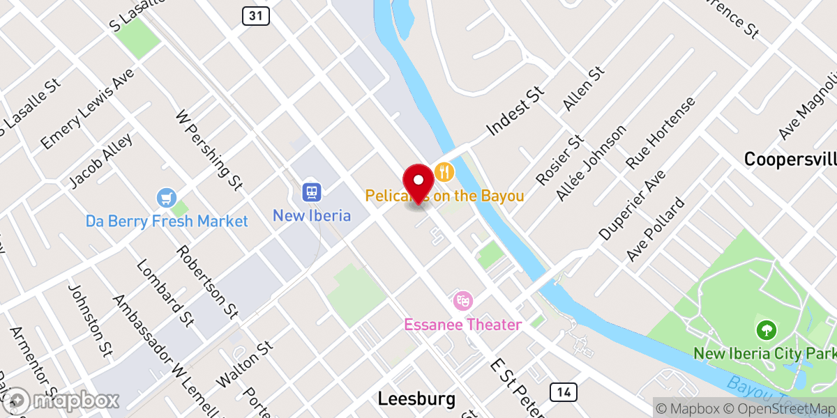 Map showing location of House of Prayer Church