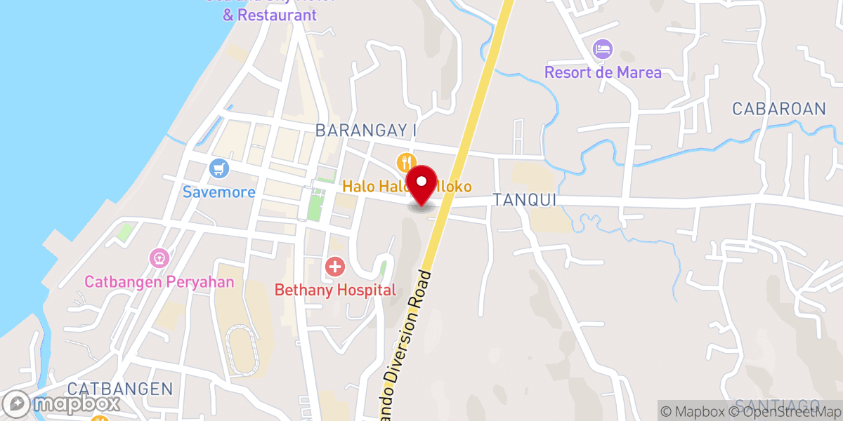Map showing location of Epicenter Church (San Fernando)