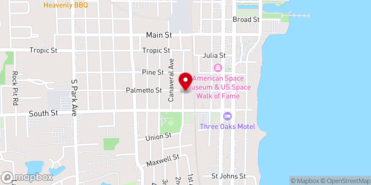 Map showing location of United Christian Fellowship
