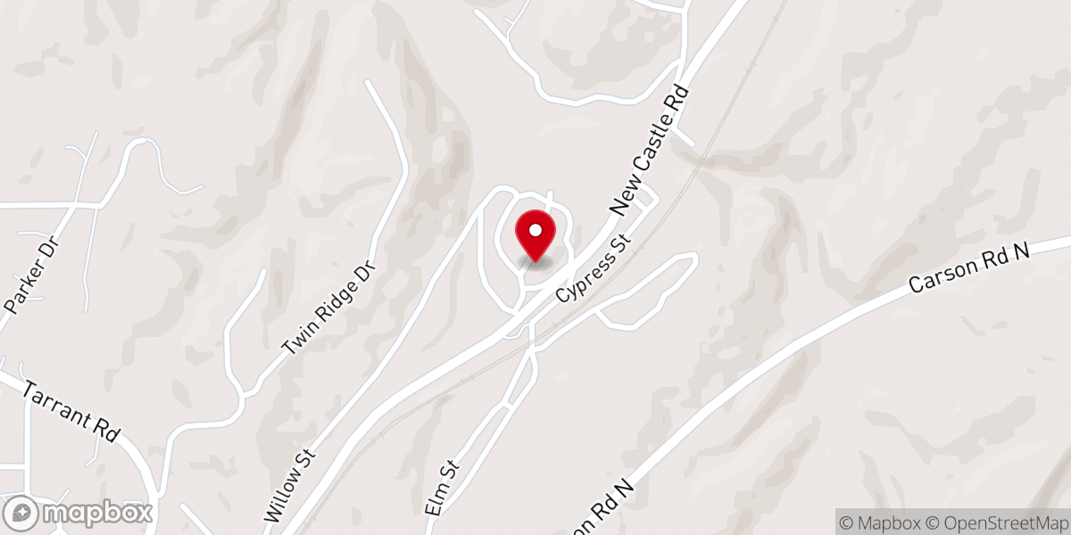 Map showing location of Mt Joy Baptist Church