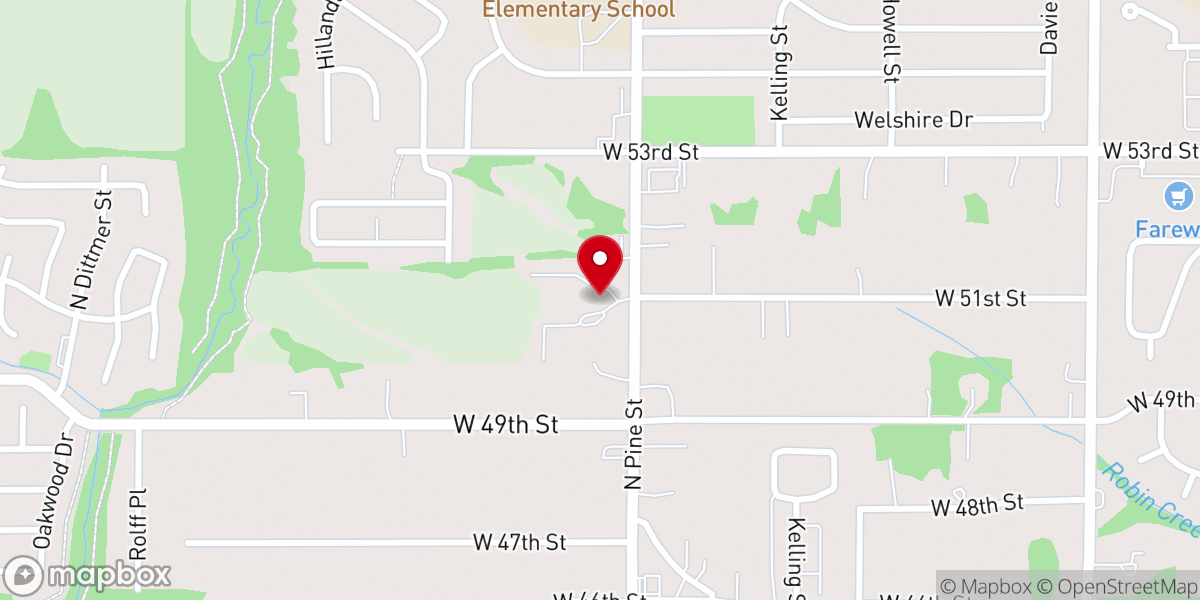 Map showing location of Gospel Mission Temple
