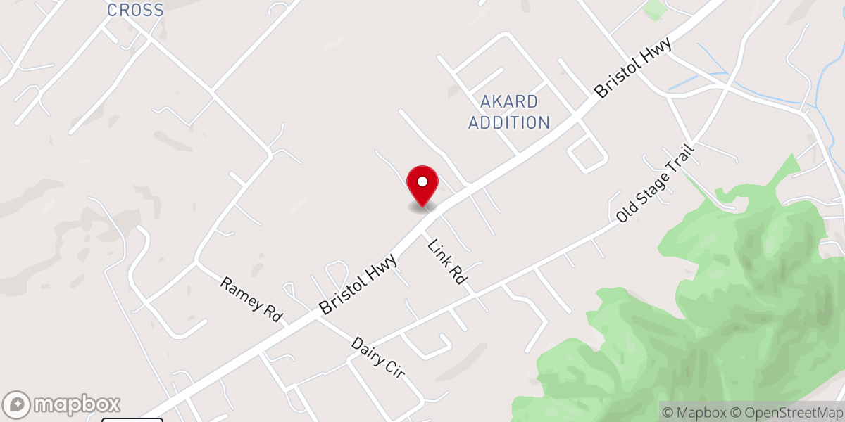 Map showing location of Apostolic Faith Tabernacle