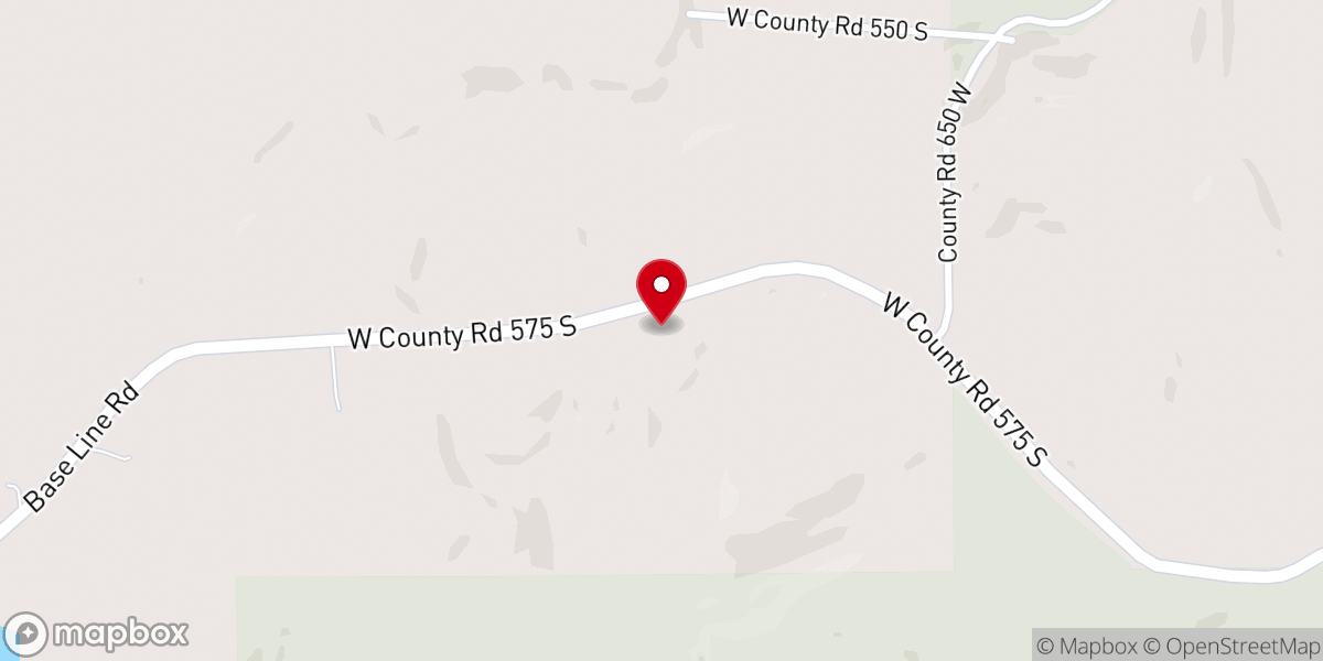 Map showing location of South Liberty Church of Christ