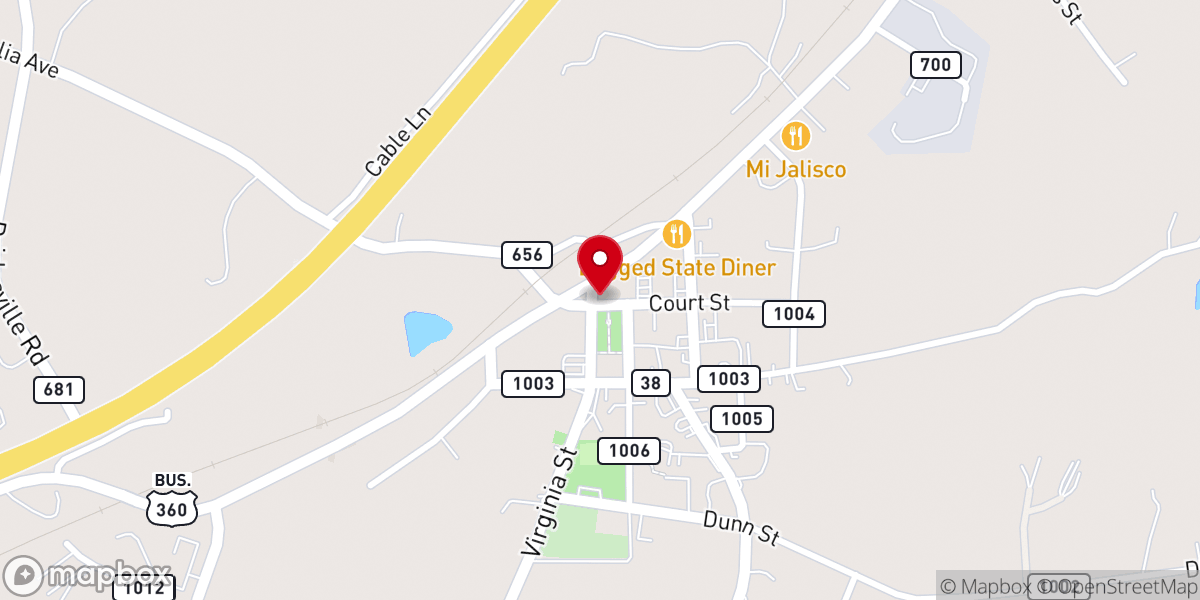 Map showing location of Universal Cathedral Ministries