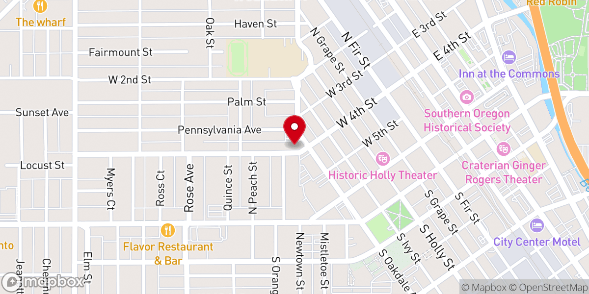 Map showing location of Zion Lutheran Church | Medford - ELCA