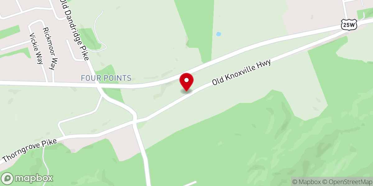 Map showing location of (Historical) Cynthiana Church