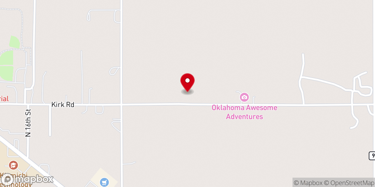 Map showing location of Hugo Seventh-Day Adventist Church