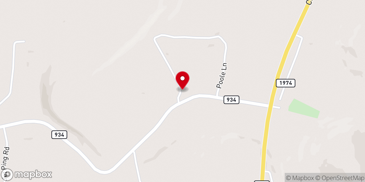 Map showing location of Burnett Chapel
