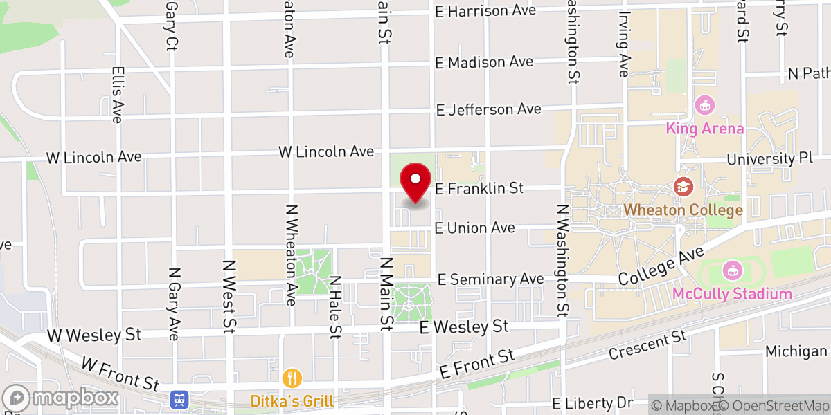 Map showing location of St. John Lutheran Preschool