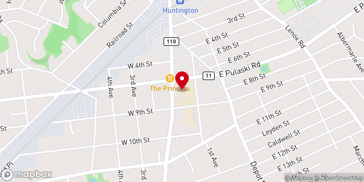 Map showing location of Huntington Head Start