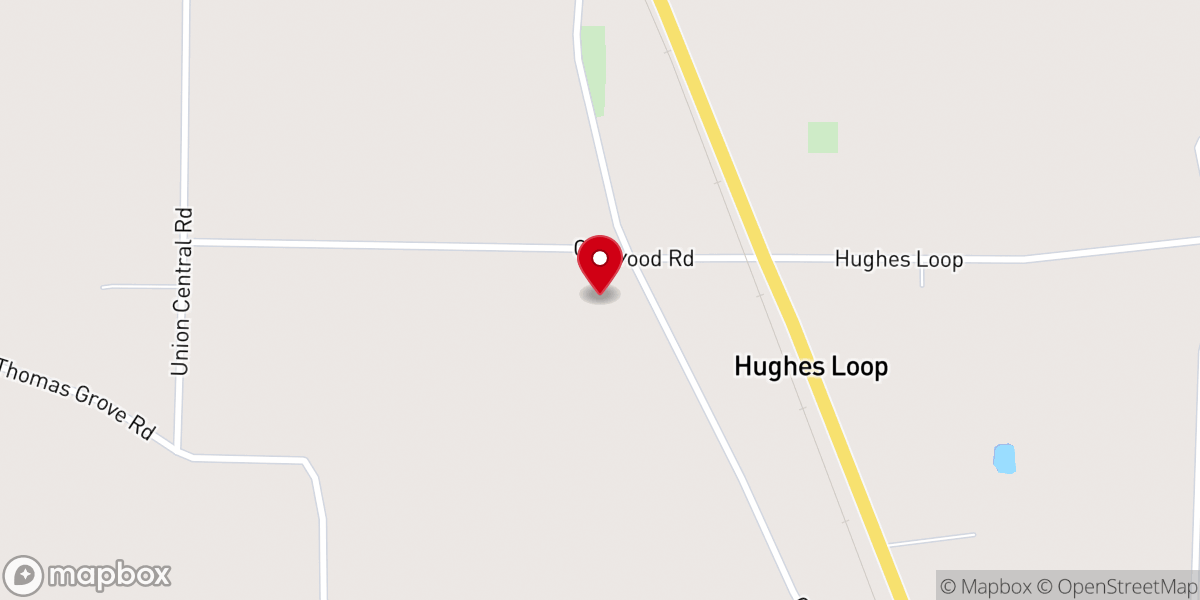Map showing location of Oakwood Baptist Milan