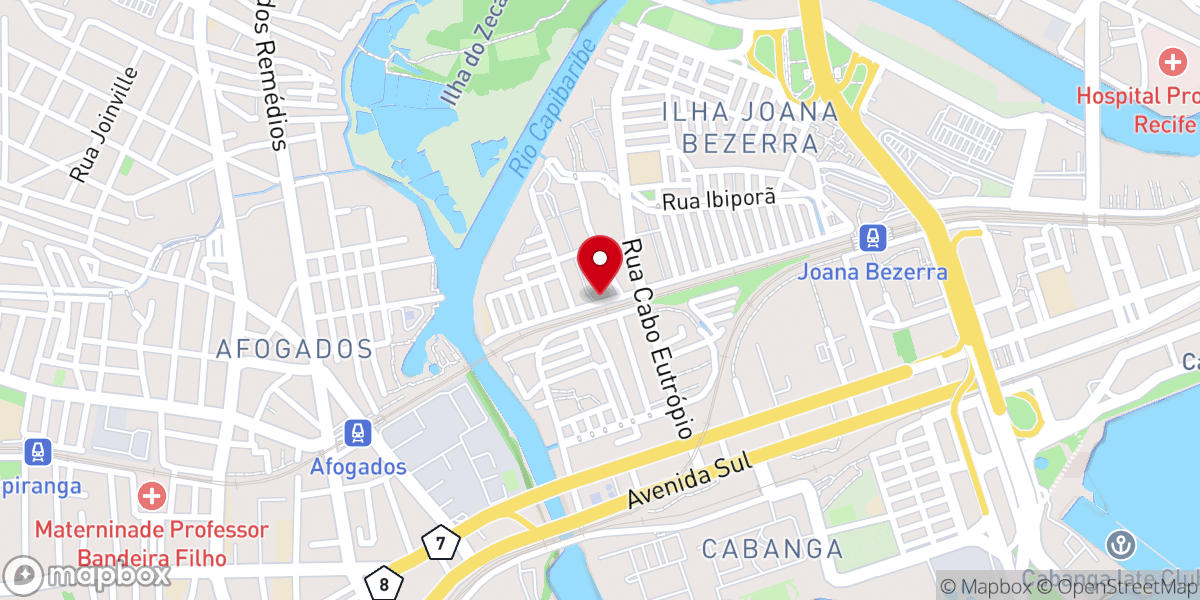 Map showing location of Igreja Pentecostal Filadélfia - Joana Bezerra