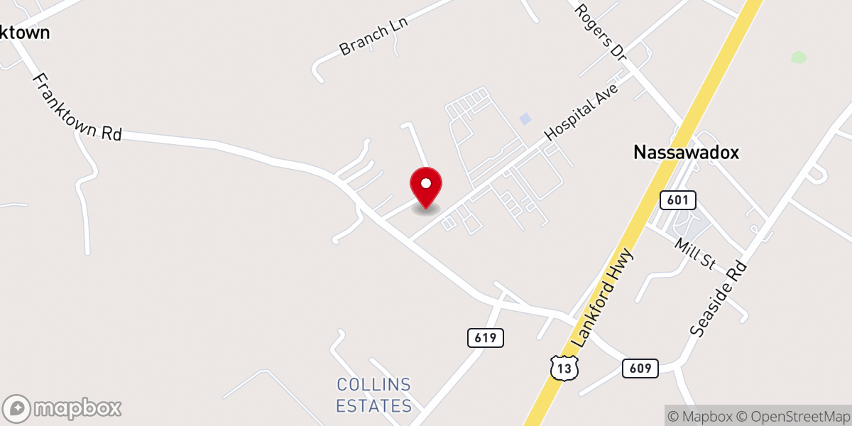 Map showing location of Miracle Temple of Faith Church