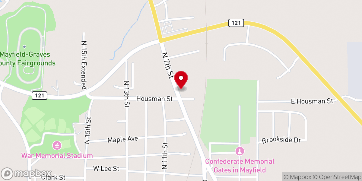 Map showing location of Iglesia Nueva Jerusalen