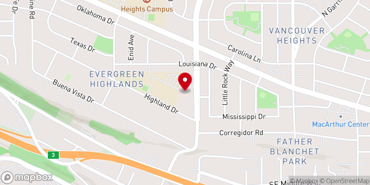 Map showing location of St. Joseph Catholic Church