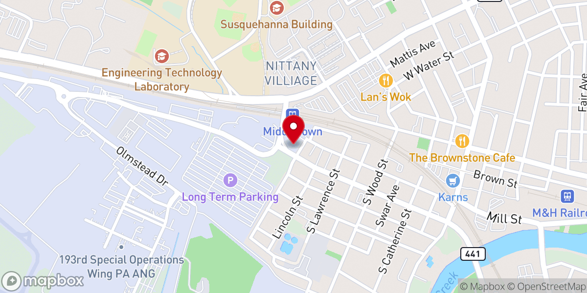 Map showing location of Grace & Mercy Church & Ministries
