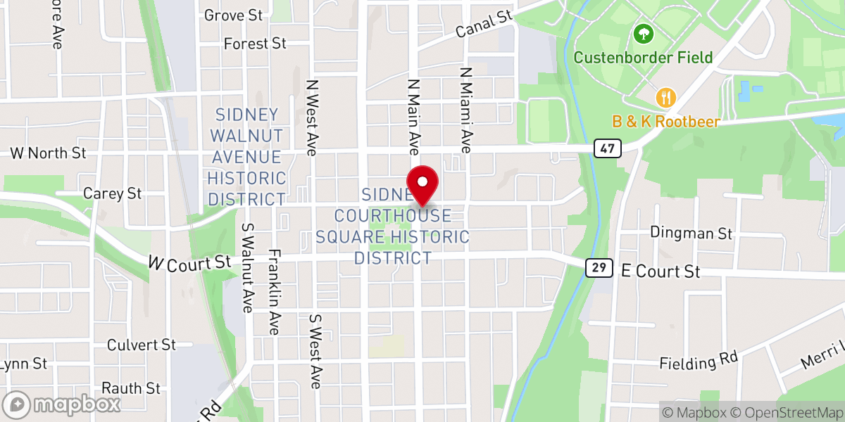 Map showing location of Catholic Social Services - Northern Counties Office