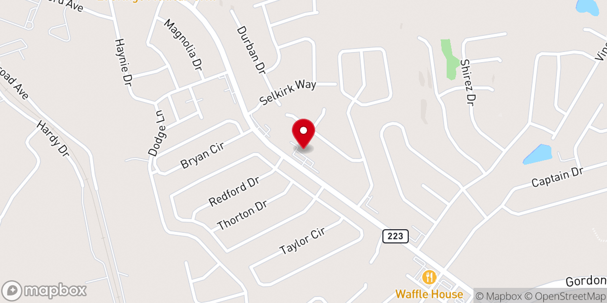 Map showing location of IDDPMI DE GROVETOWN SEGUIDORES DE CRISTO