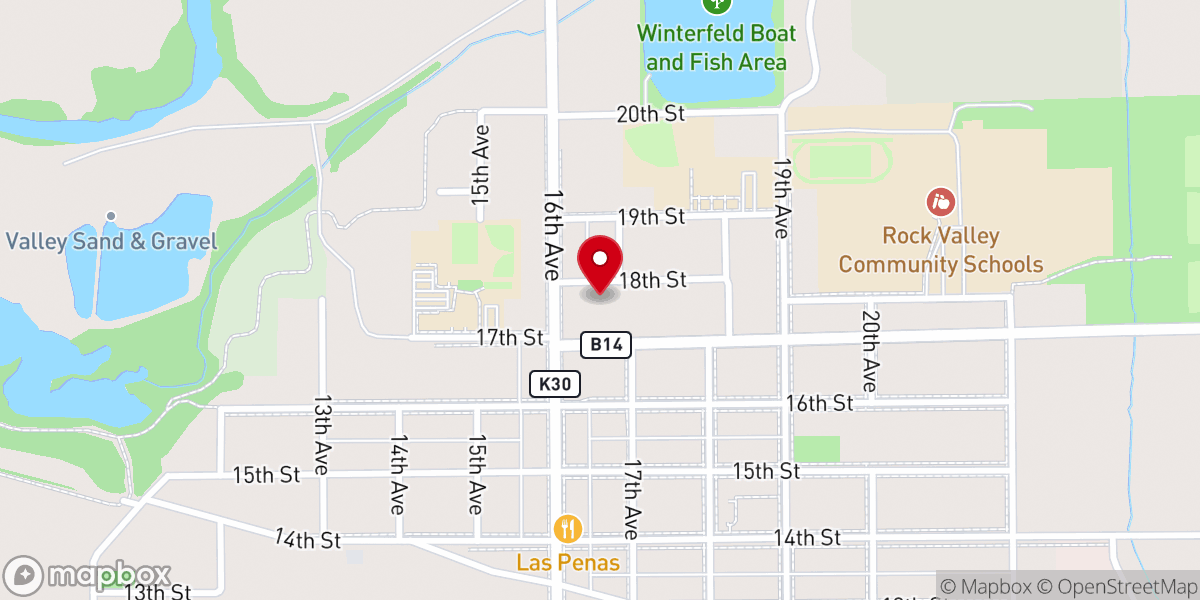Map showing location of Grace Community Church