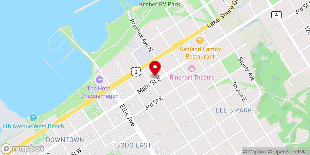 Map showing location of STELLA South Shore Stay