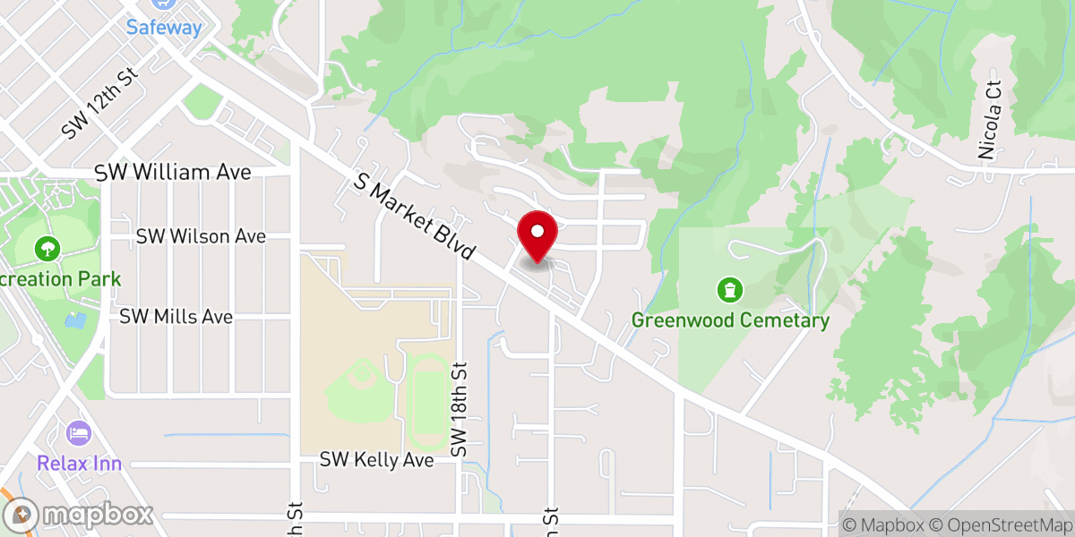 Map showing location of Grace Church