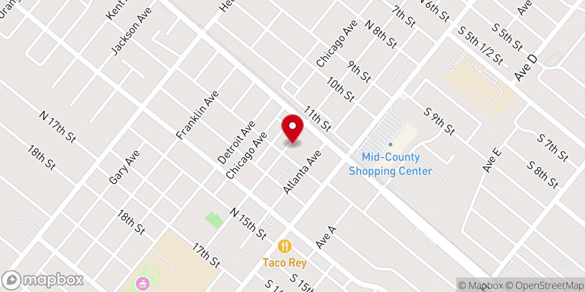 Map showing location of Touch Of Cajun Cafe
